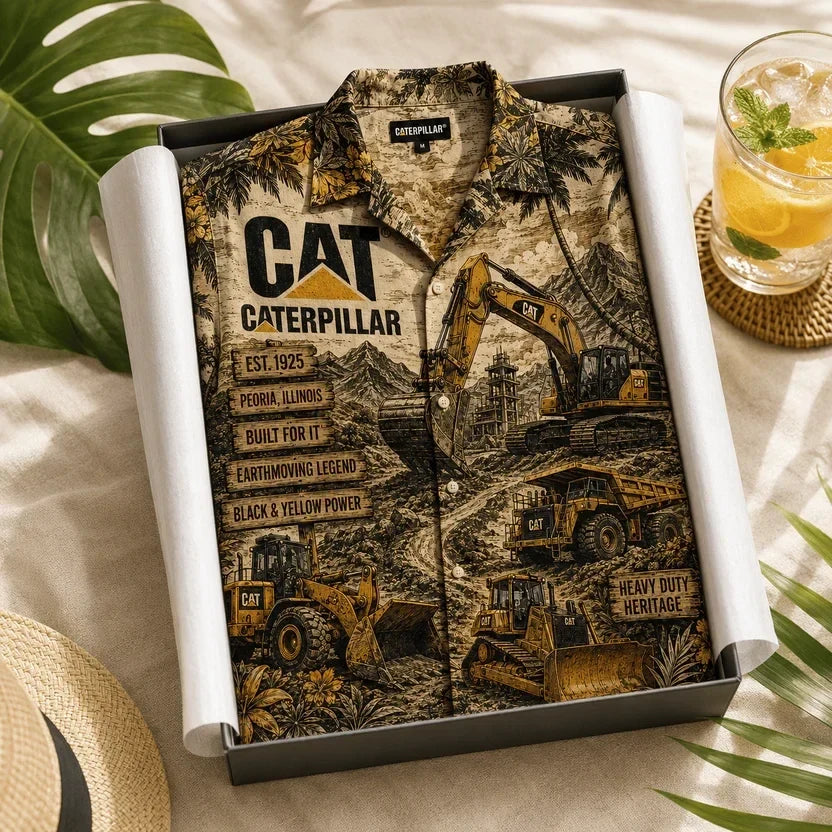 CAT Limited Edition Hawaiian Short Sleeve Shirt