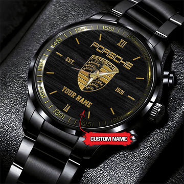 PS New Personalized Black Hand Watch for fan