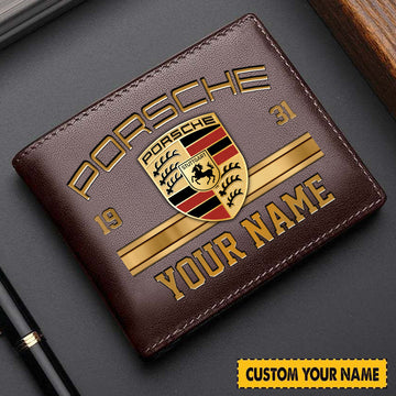Custom Name PS Leather Wallet