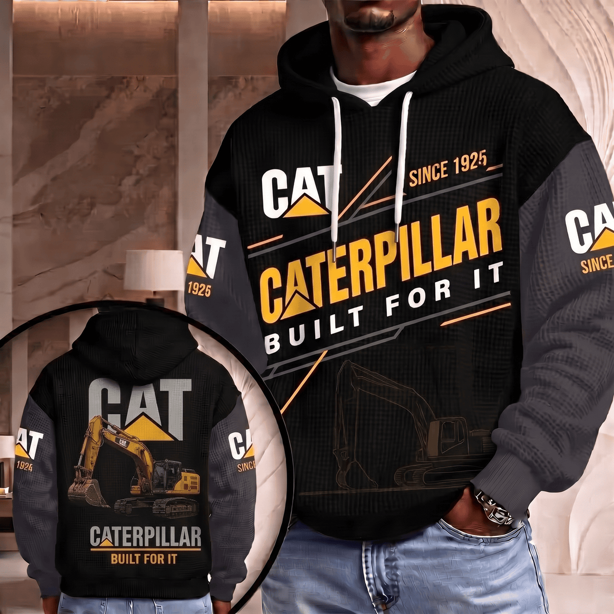 CAT Limited Edition Waffle Hoodie