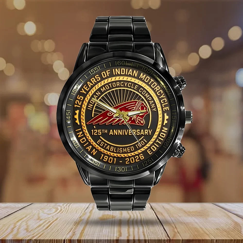 IM 125th Anniversary Black Stainless Steel Watch