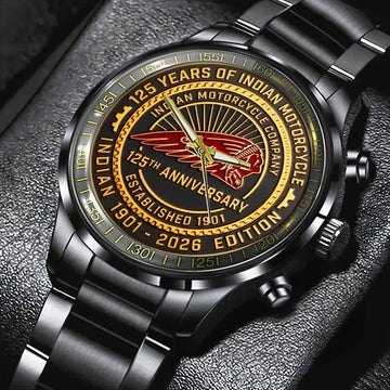 IM 125th Anniversary Black Stainless Steel Watch