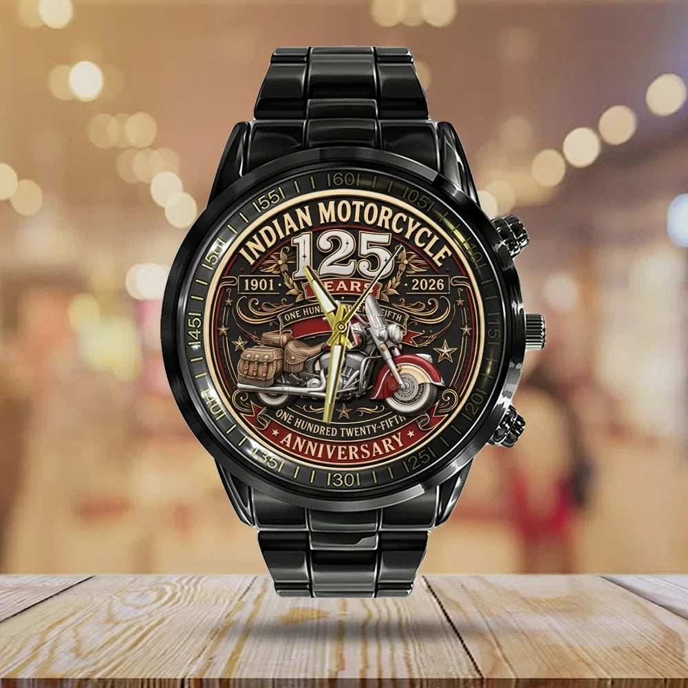 IM 125th Anniversary Black Stainless Steel Watch