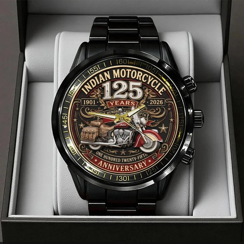 IM 125th Anniversary Black Stainless Steel Watch