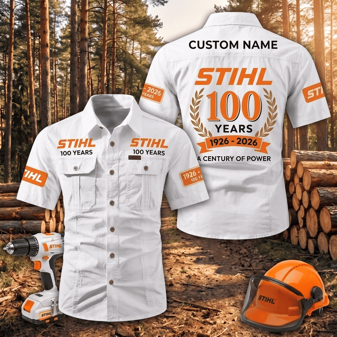 Personalized STL Limited Edition Short Sleeve Mechanic Shirt