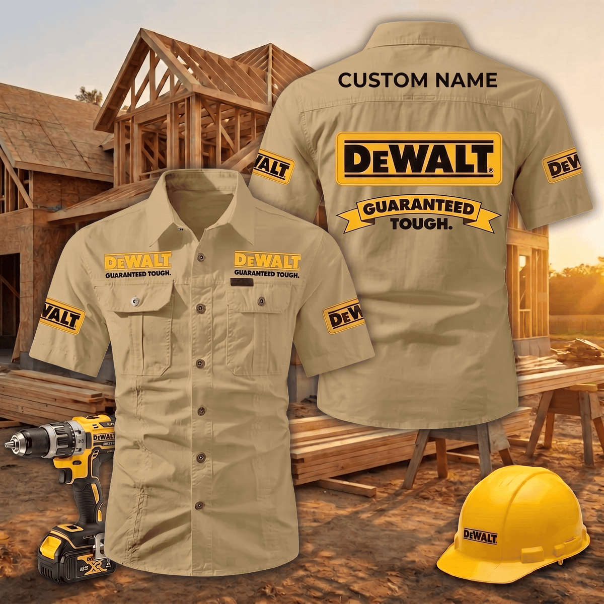 Personalized DW Limited Edition Short Sleeve Mechanic Shirt