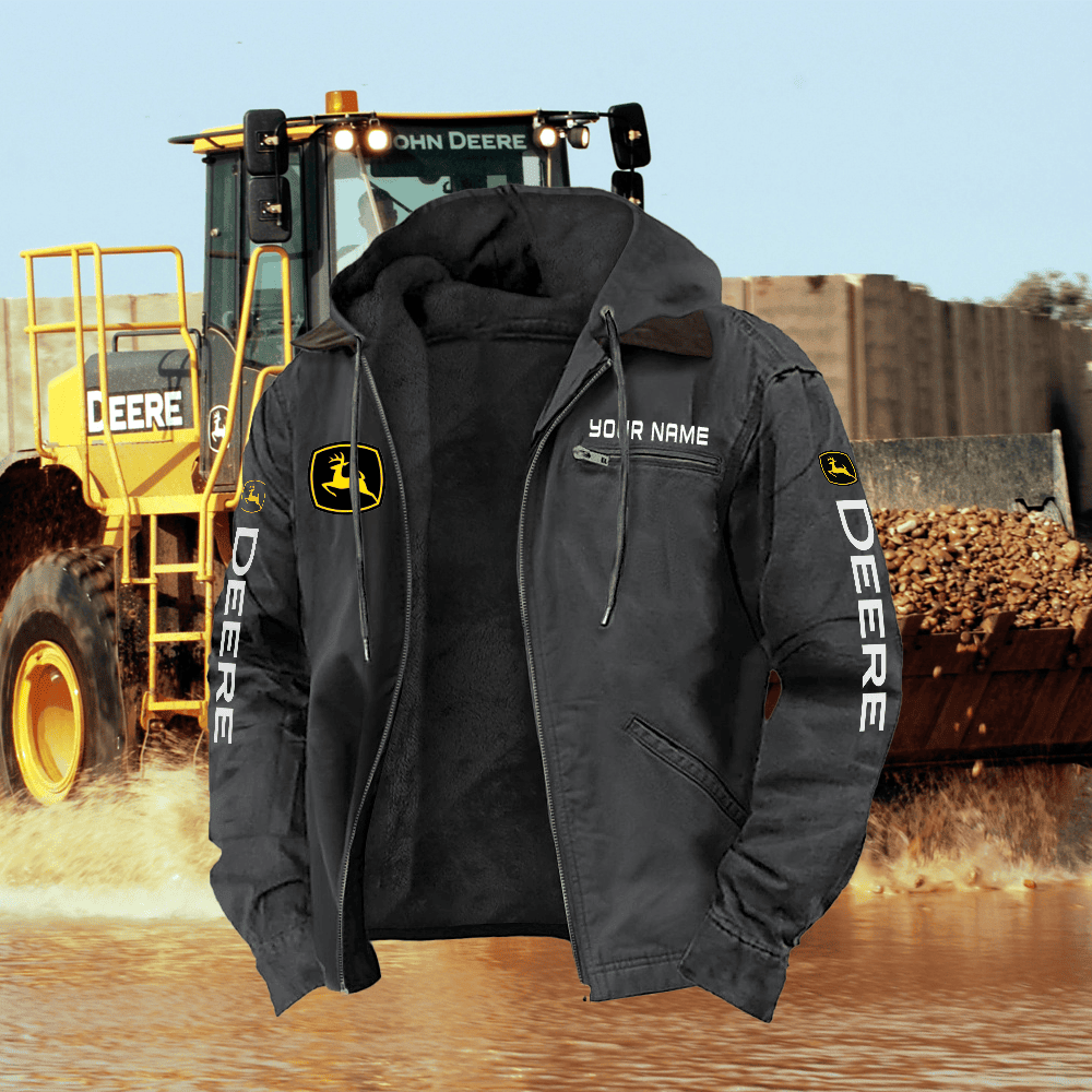 Personalized JD Left Chest Zipper Pocket Jacket 02