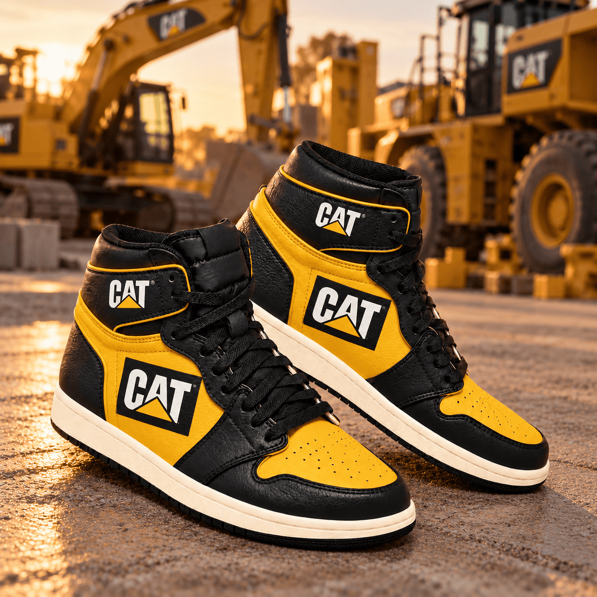 CAT AJ1 High Custom Sneaker