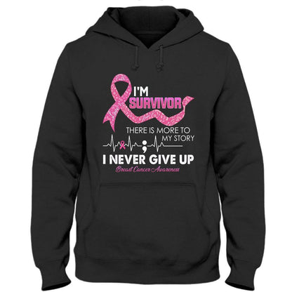 I'm Survivor, Breast Cancer Warrior Awareness Shirt, Pink Ribbon THAOVTT399