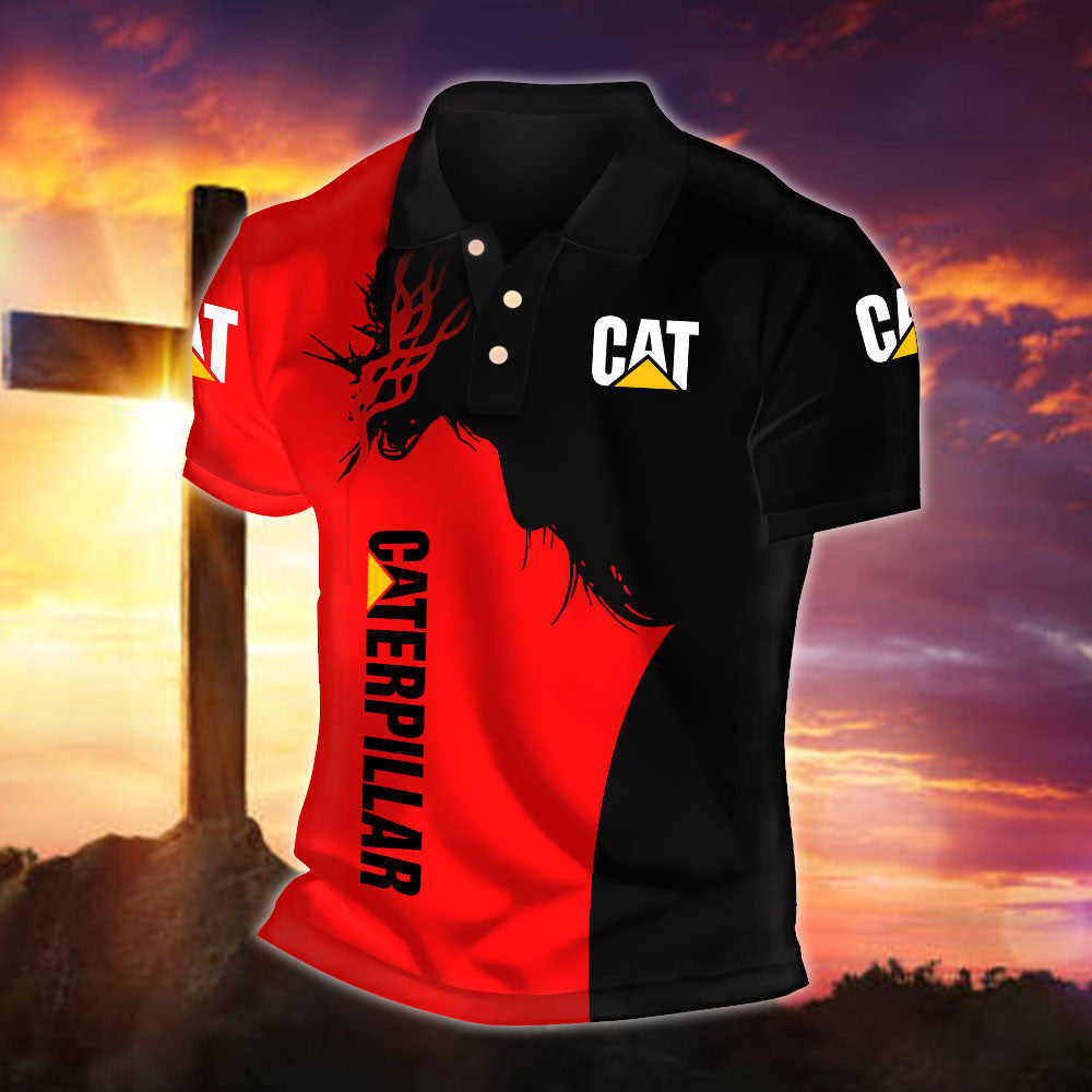 CAT WINA30159 Fueled by Faith Polo Shirt