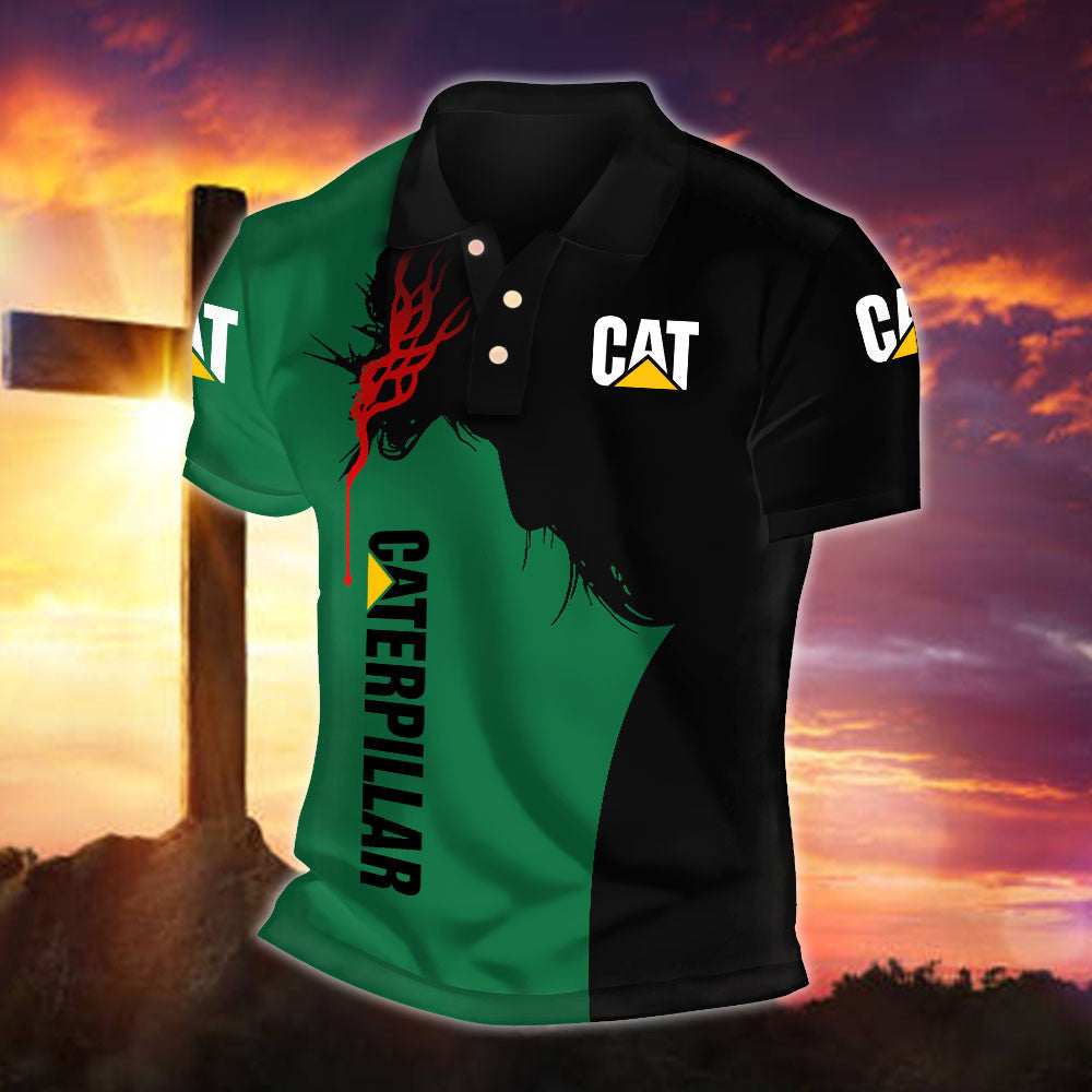 CAT WINA30159 Fueled by Faith Polo Shirt