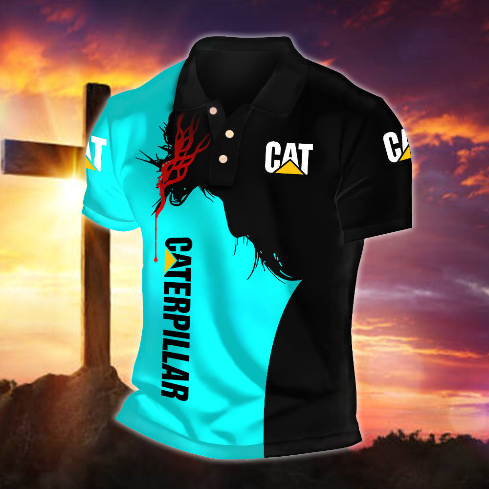 CAT WINA30159 Fueled by Faith Polo Shirt