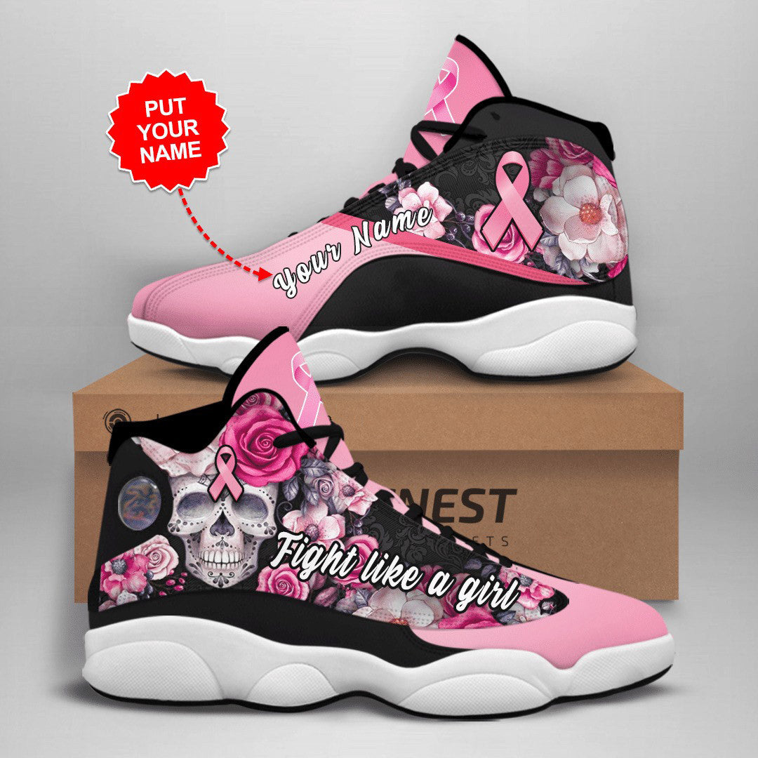 PERSONALIZED BREAST CANCER AWARENESS JD13 SNEAKER QUY4213