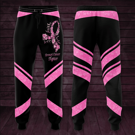 Breast Cancer Awareness Butterfly Unisex Sweatpants TH3419