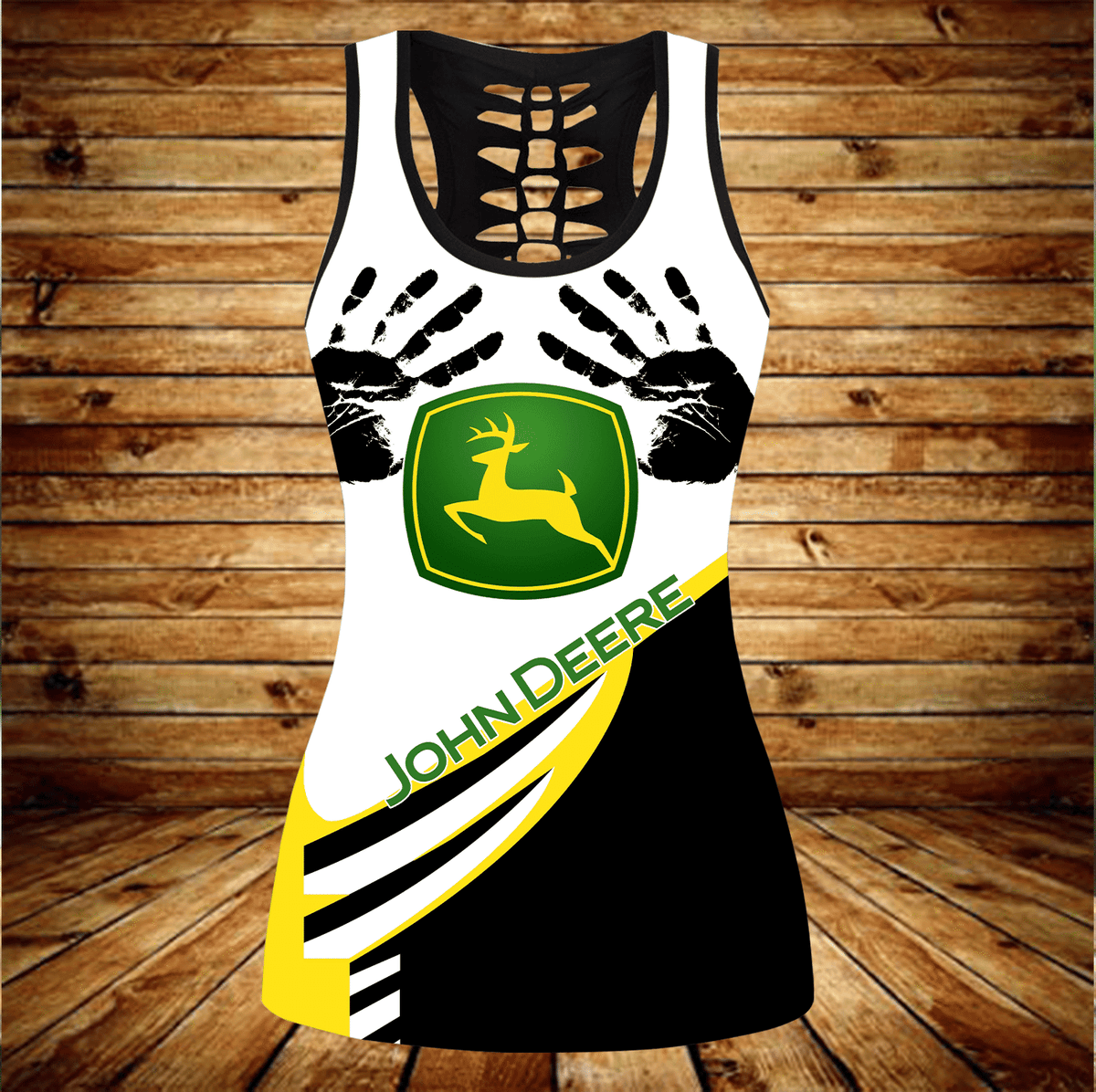 JD HOLLOW TANK TOP & LEGGINGS SET