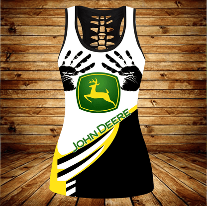 JD HOLLOW TANK TOP & LEGGINGS SET