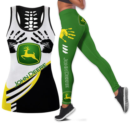 JD HOLLOW TANK TOP & LEGGINGS SET