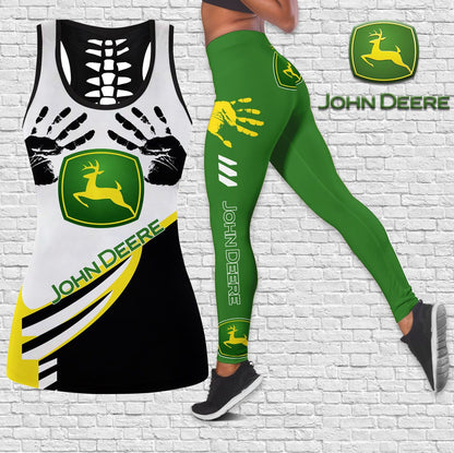 JD HOLLOW TANK TOP & LEGGINGS SET