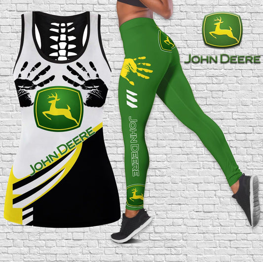 JD HOLLOW TANK TOP & LEGGINGS SET