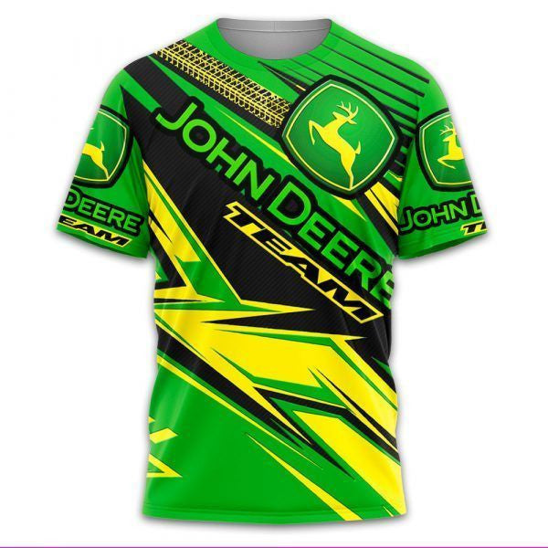 Beautiful JD Tractor 3D All Over Printed Shirts FM53