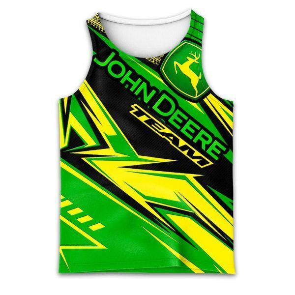 Beautiful JD Tractor 3D All Over Printed Shirts FM53