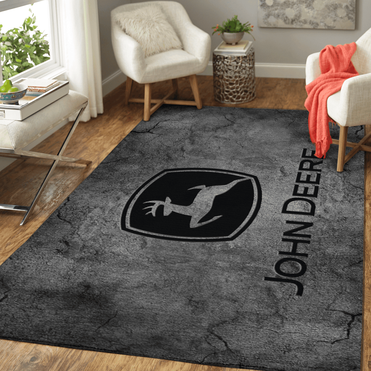 JD 3D Rectangular Rug I Love My Job