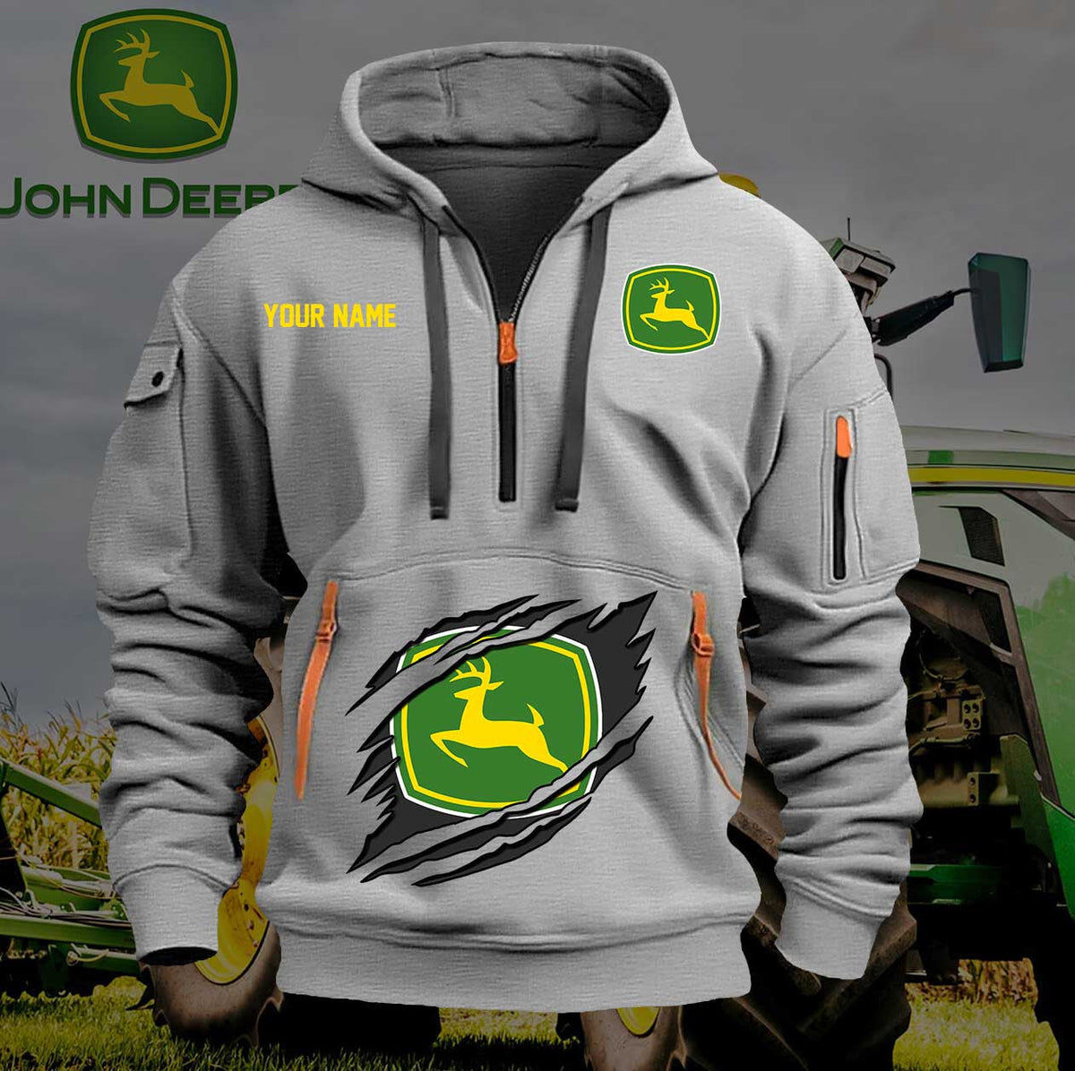 JD New Personalized Quarter Zip Hoodie For fan - Limited Edition YVT0203