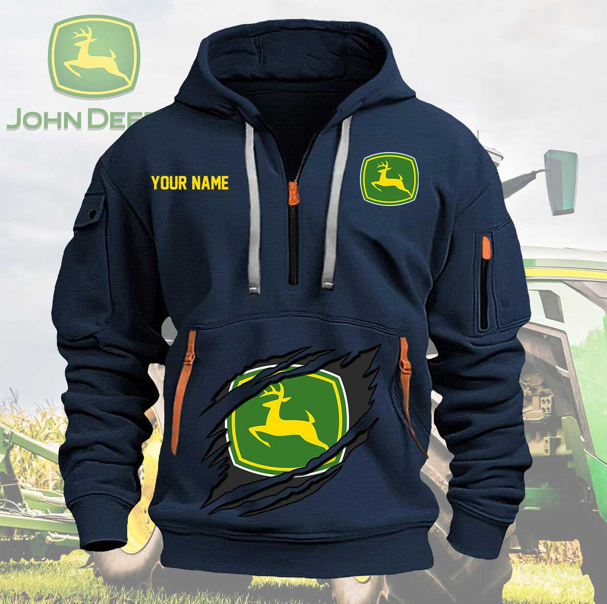 JD New Personalized Quarter Zip Hoodie For fan - Limited Edition YVT0203