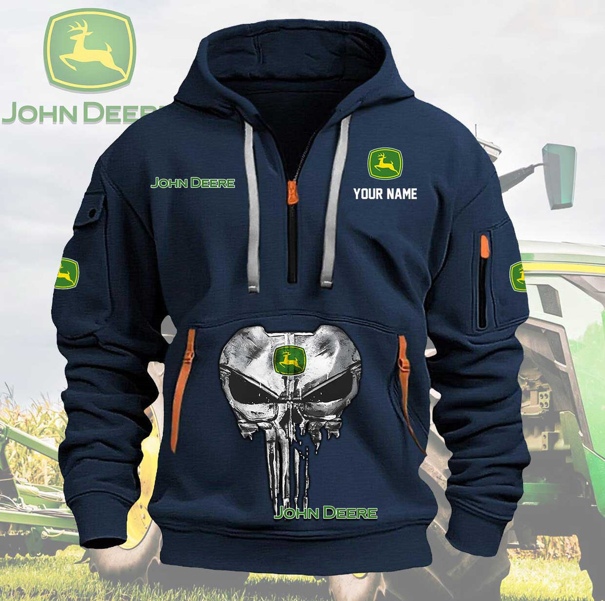 JD New Personalized Quarter Zip Hoodie For fan - Limited Edition YVT0301