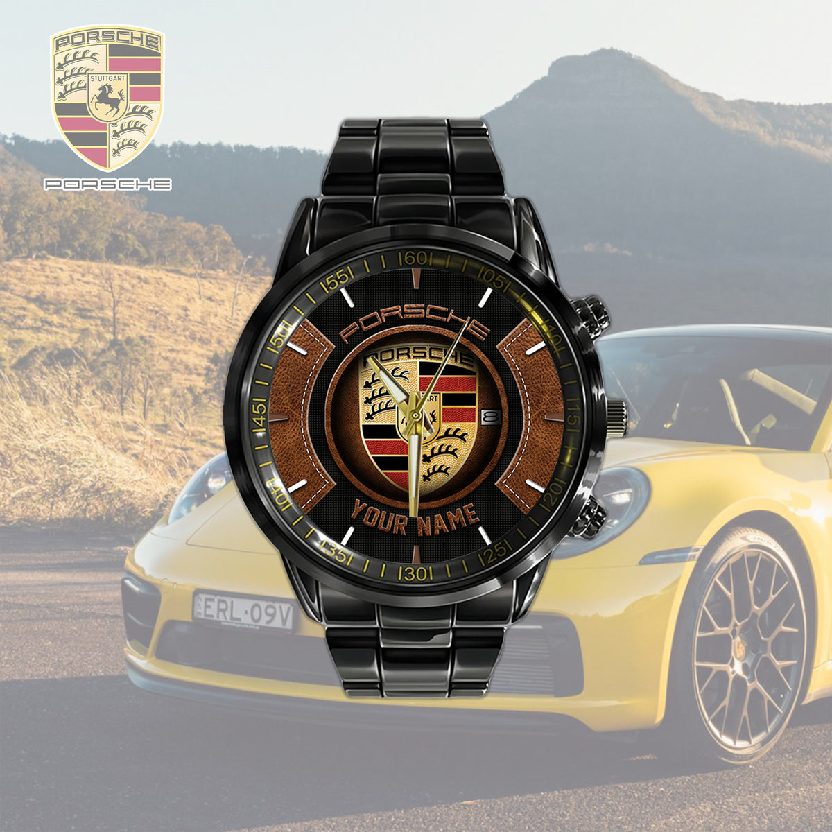 PS Personalized Black Hand Watch for fan-Limited Edition YVT0423