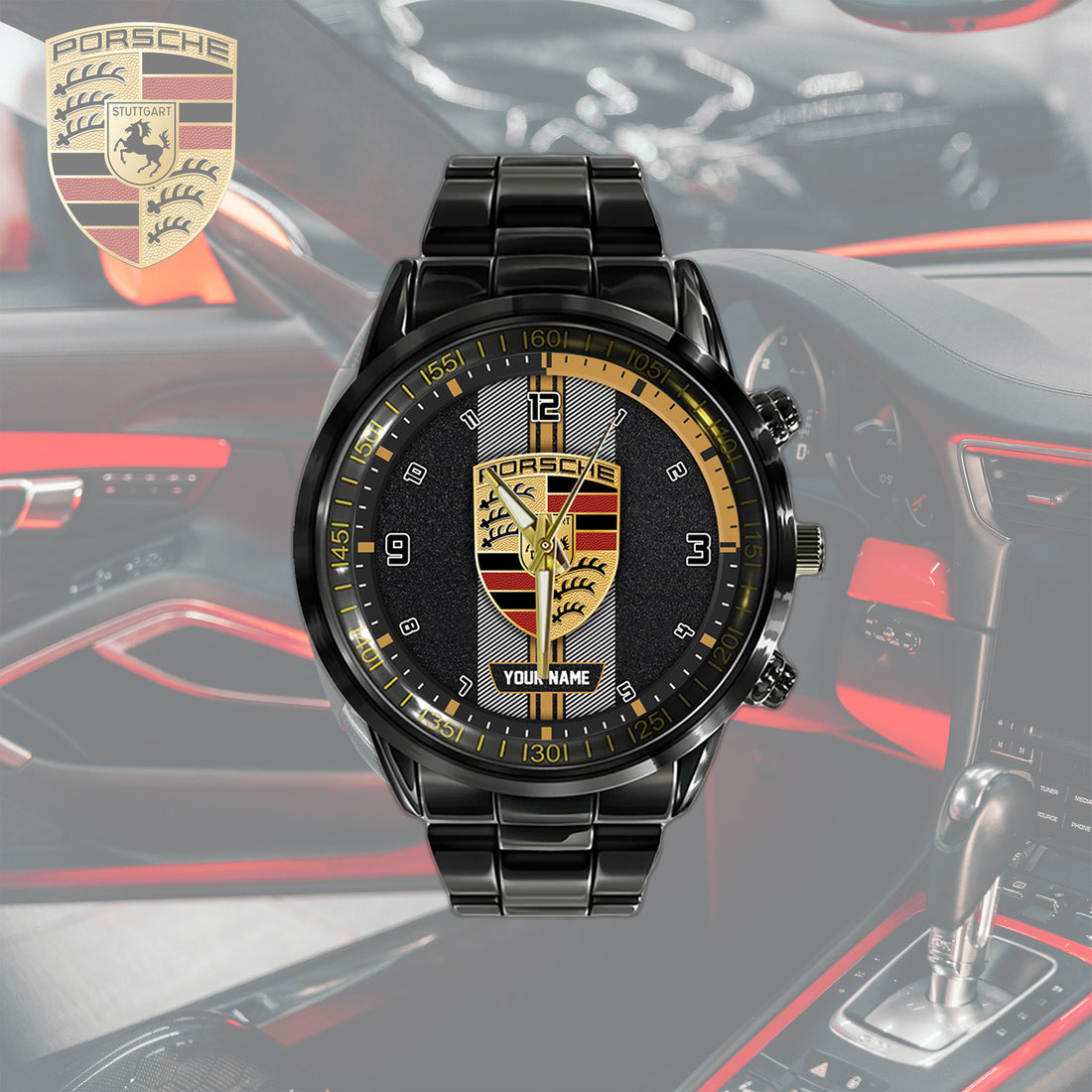 PS New Personalized Black Hand Watch for fan-Limited Edition YVT0487