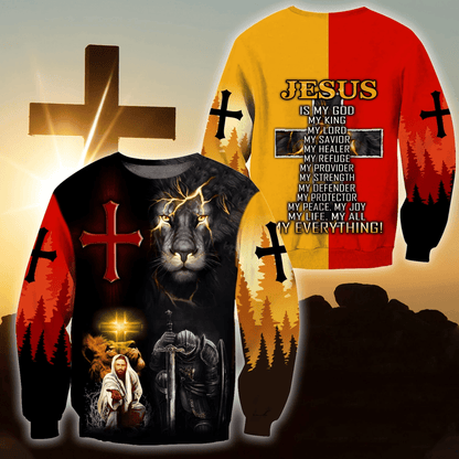 Premium Jesus 3D All Over Printed Unisex Shirts