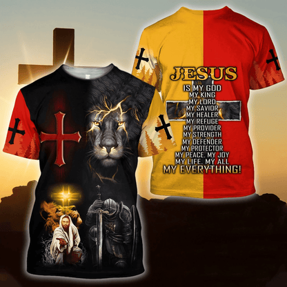 Premium Jesus 3D All Over Printed Unisex Shirts