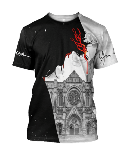 Jesus Personalized Your Name 3D All Over Printed Shirts DT15062101