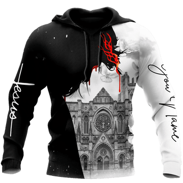Jesus Personalized Your Name 3D All Over Printed Shirts DT15062101