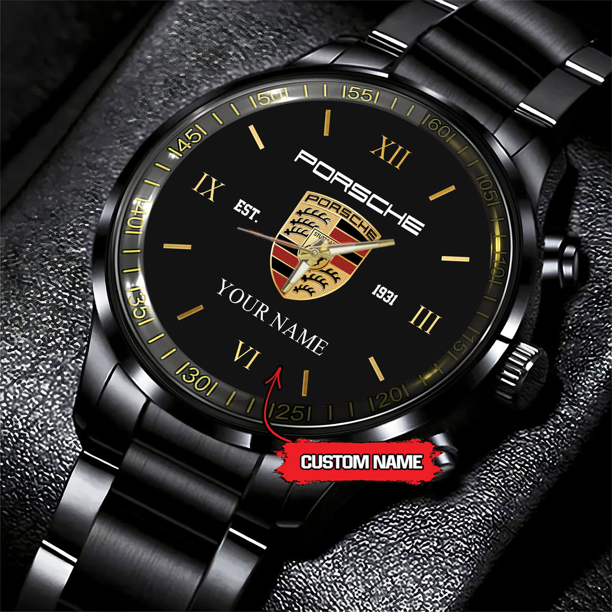 PS Personalized Black Hand Watch for fan-Limited Edition CR05022213