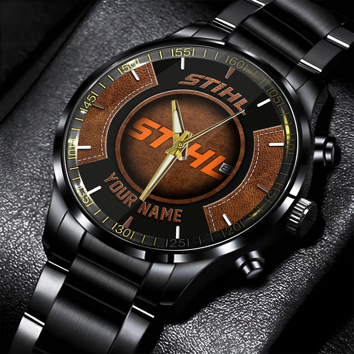 STL Chainsaw New Personalized Black Hand Watch for fan-Limited Edition YVT0423