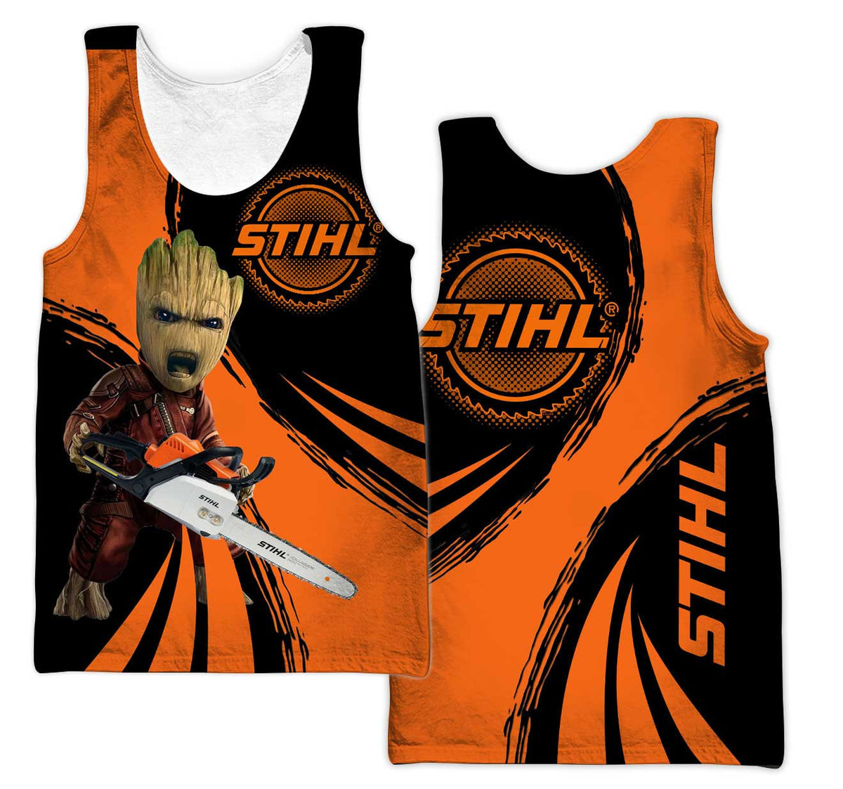 Beautiful Limited Chainsaw Art 3D All Over Printed Shirts HH78S TH3503